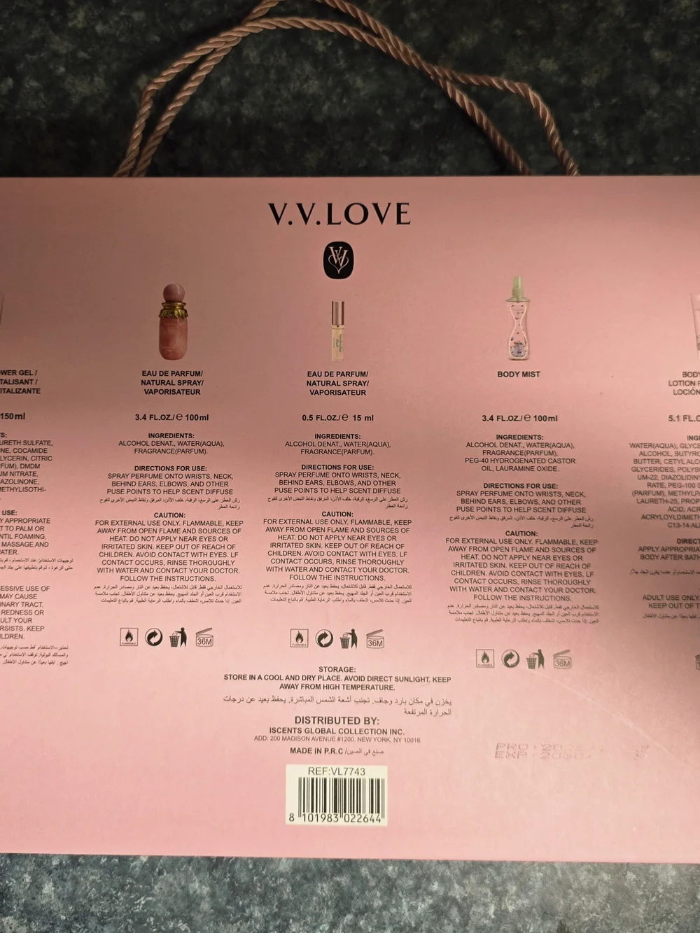V.V. Love Marshmallow Blush Gift Set in Vibrant Pink & Turquoise
